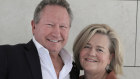 Andrew and Nicola Forrest are helping fund a drug trial to combat COVID-19.