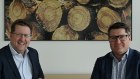 Mark Rogers (left) and Bruce King at New Forests’ North Sydney offices.