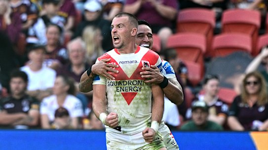 Dragons fullback Clint Gutherson.