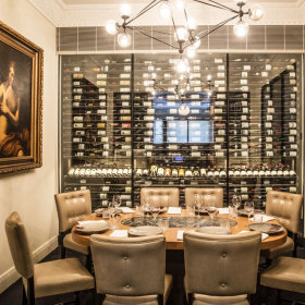 Private dining rooms.