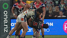 Jason Taumalolo's dangerous tackle on Charnze Nicoll-Klokstad.
