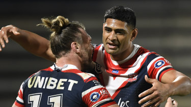 Daniel Tupou and the Roosters have a higher percentage of six-agains in their own 10-metre zone.