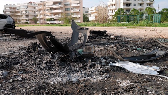 The location of the car bomb attack in Glyfada, Athens, in which Amad 'Jay' Malkoun was injured.