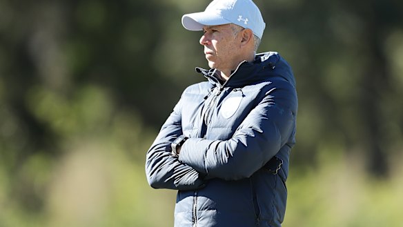 Eyes on the big prize: Sydney FC coach Steve Corica won't celebrate until he lifts the A-League ring.
