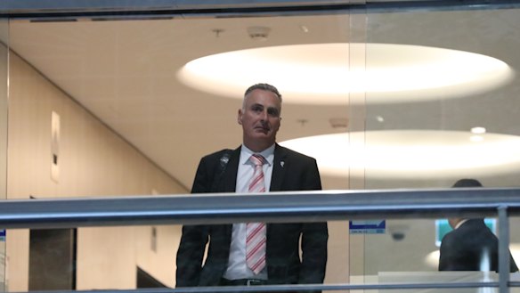 NSW MP John Sidoti leaving ICAC on Tuesday.