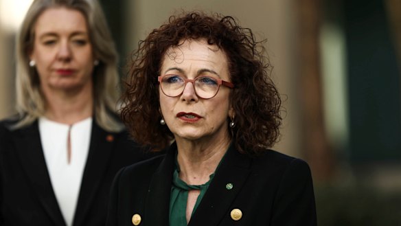 Dr Anne Webster (right) says she has received an apology from another MP for sexual harassment.