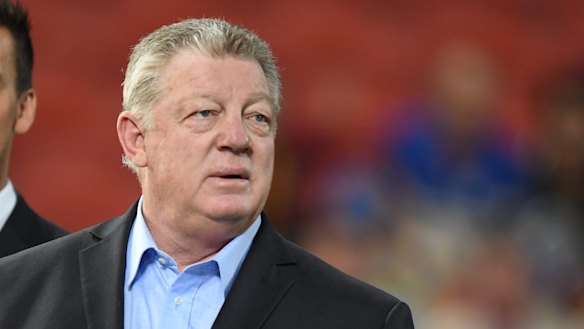 On the way out: Penrith general manager of football Phil Gould.