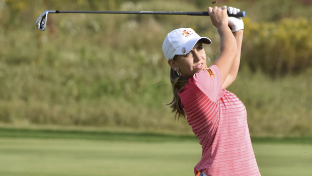 Spanish-born Celia Barquin Arozamena was a champion golfer for Iowa State University. 