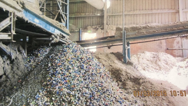 There were many fire risks inside the glass sorting centre, Hume Council has warned.