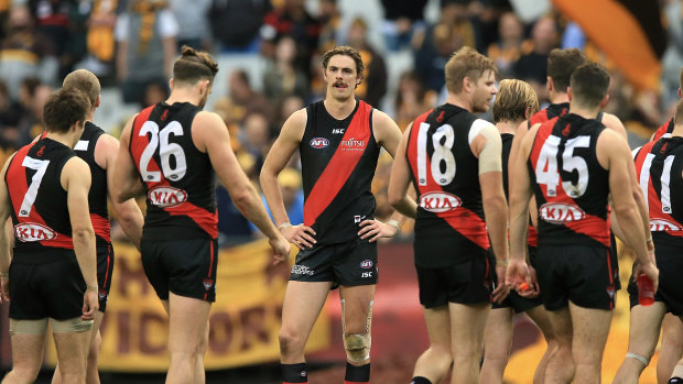 Essendon are taking a cautious approach with key forward Joe Daniher.