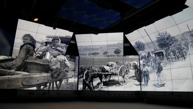 The Sir John Monash Centre is not your traditional museum. It's a multimedia, digital Aladdin's Cave.