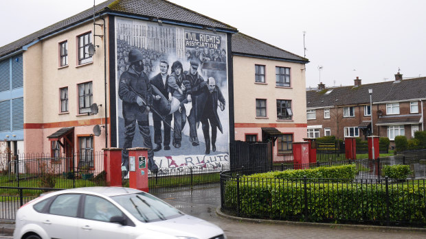 Derry, on the northern Northern Ireland border.