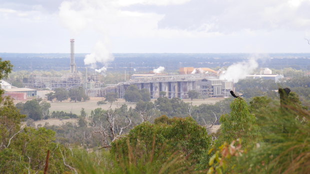 Alcoa has three alumina refineries in WA at Kwinana, Pinjarra and this one at Wagerup.