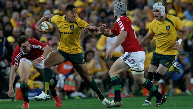 Motivating factor: The British and Irish Lions tour in 2013 proved a real lure for Australian players.
