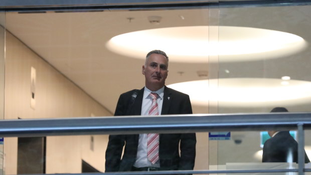 NSW MP John Sidoti leaving ICAC on Tuesday.