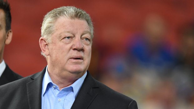 On the way out: Penrith general manager of football Phil Gould.
