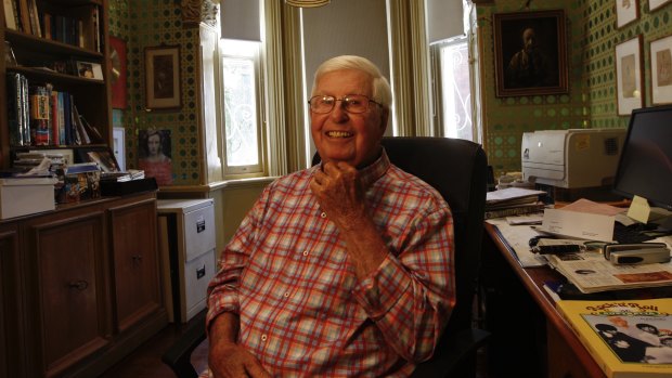 At home preparing his final show in a remarkable 78-year radio career: Bob Rogers is finishing up at Classic Hits 2CH.