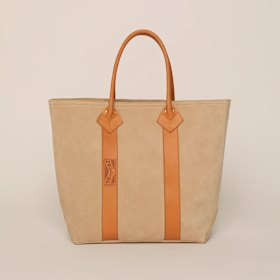 A Haulier International suede tote is at the top of Maggie’s wish list.