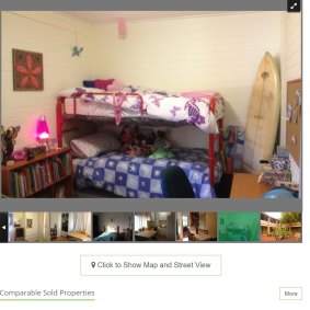 Historical real estate listings for units at Techno Park Drive advertise properties with photos of children’s bedrooms.