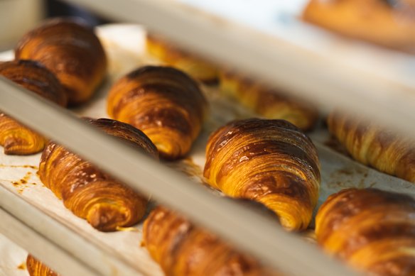 Golden croissants and viennoiserie are a core part of Miller + Baker’s offering.