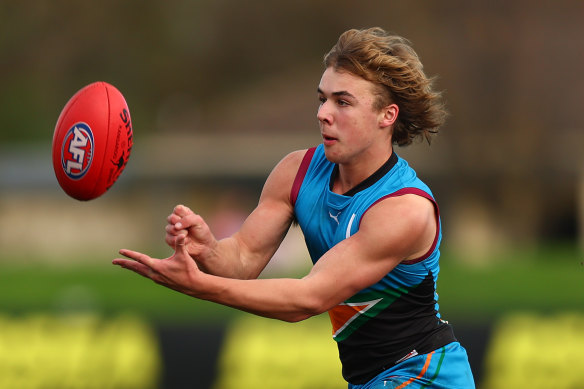 Ryley Sanders won the Larke Medal at this year’s under-18s championships.
