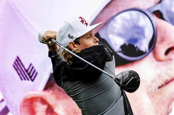 Cameron Smith was edged out in a three-man play-off in Hong Kong.