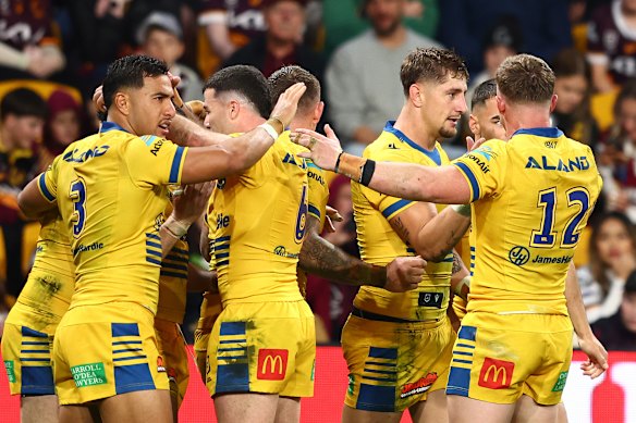 Eels was perfect at Brisbane on the 21st round.