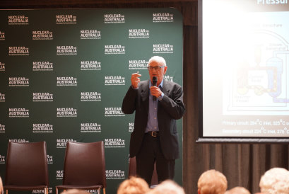 Nuclear for Australia’s Tony Irwin, speaking at last week’s event in Lithgow.