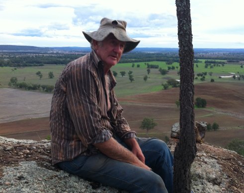 Clifford Wallace devoted time and energy to protest against coal mining at his farm.