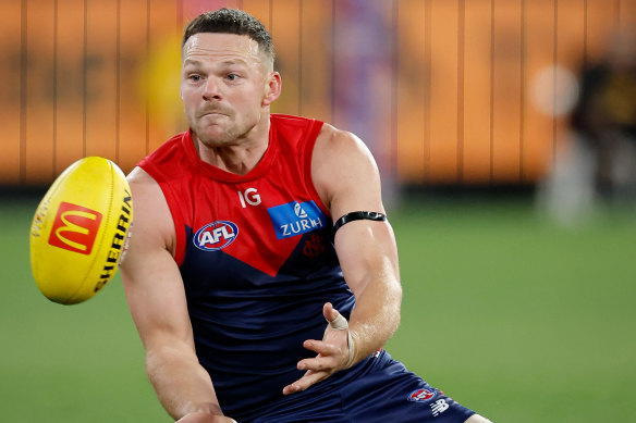 Steven May has a fractured larynx.