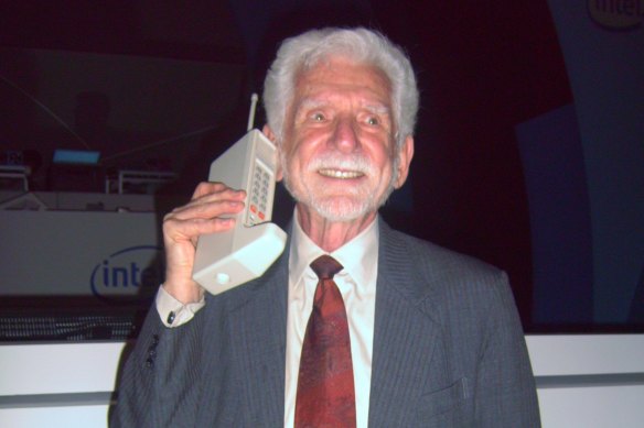 Martin Cooper, the inventor of the mobile phone.