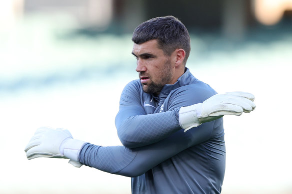 Mat Ryan had the unusual experience of sitting on the Socceroos’ bench - twice.