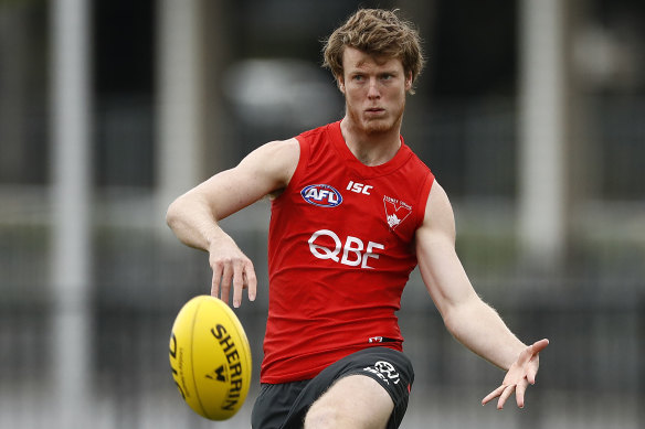 Nick Blakey is Lance Franklin's unofficial protege at the Sydney Swans.