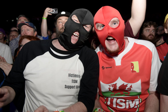 TISM fans welcomed the chance to return briefly to a simpler era.