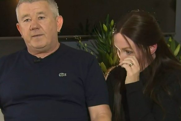 Darren and Nicola Gilbert, parents of Luke Gilbert.