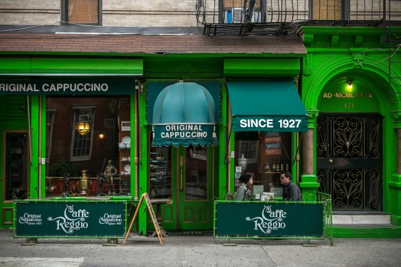 Caffe Reggio: New York’s “original cappuccino bar”.