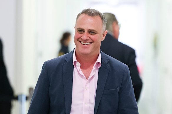 Tim Wilson at Parliament House in November.