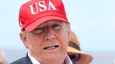 "Some of the roughest people you have ever seen": US President Donald Trump.