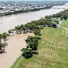 The flooded Fitzroy River.