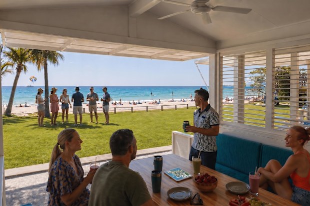 Carnival Cruise Line guests sailing to Tangalooma on Moreton island will be able to visit the new Tangalooma Dunes Cabana Club