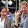 Farewell: Britain's Prince Harry and the Duchess of Sussex are splitting from the Royal Family.