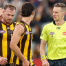 ‘Our umpires missed some’: AFL says more dissent frees should have been paid