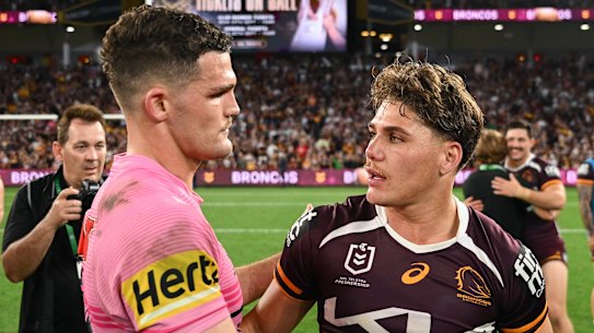 Reece Walsh ended Nathan Cleary’s premiership reign in the 2025 preliminary final, then inspired Brisbane to win the premiership decider a week later.