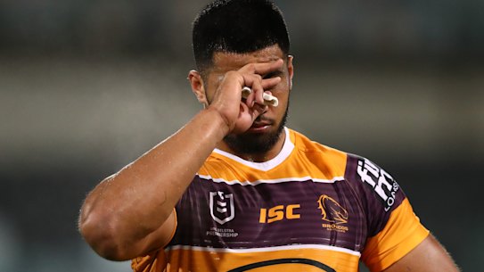 On Monday, the NRL handed down a $50,000 fine to Payne Haas for intimidating two police officers last month in Tweed Heads,