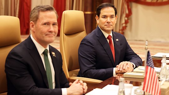 National security adviser Mike Waltz and Secretary of State Mario Rubio.