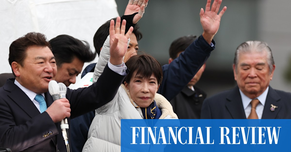 Japan’s PM seeks strong win in election to beef up defence