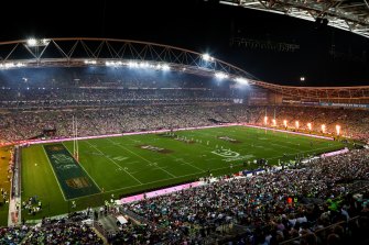 ANZ Stadium at full capacity for the 2019 grand final.