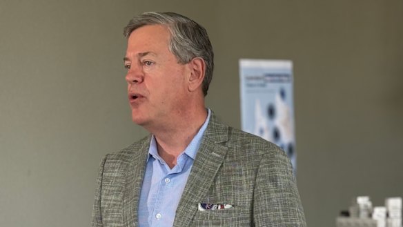 Health Minister Tim Nicholls said he was still working his way through the Vine Report on Sunday. 