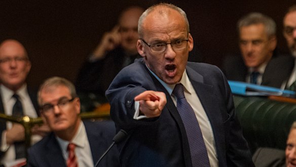 Luke Foley was forced to fight back during question time on Wednesday.