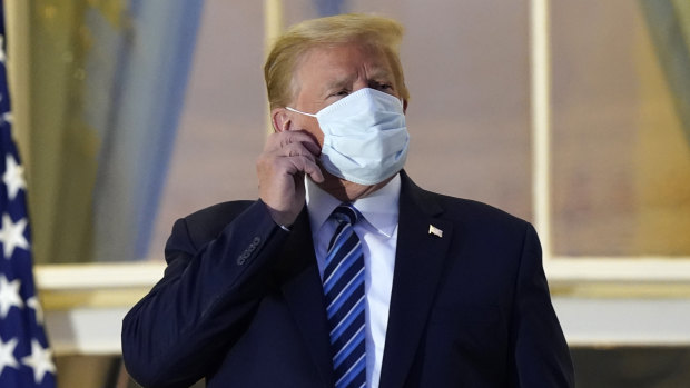 US President Donald Trump returned to the White House with a theatrical flourish after being hospitalised for COVID-19.
